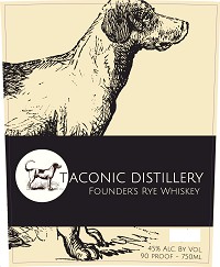 Taconic Distillery Rye Whiskey Founder's 750ml