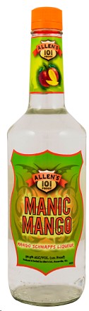 Allen's Schnapps Manic Mango 101 Proof 750ml