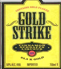 Gold Strike Cinnamon Schnapps Liqueur 1L