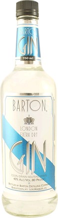 Barton Gin London Dry 1L