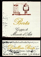 Berta Grappa di Moscato d'Asti 375ml