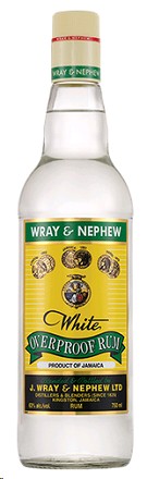 J. Wray & Nephew Rum White Overproof 200ml