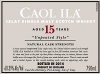 Caol Ila Scotch Single Malt 15 Year Unpeated 750ml