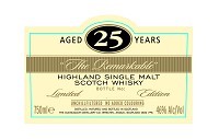 Glencadam Scotch Single Malt 25 Year The Remarkable 750ml