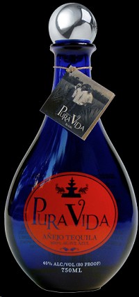 Pura Vida Tequila Anejo 750ml