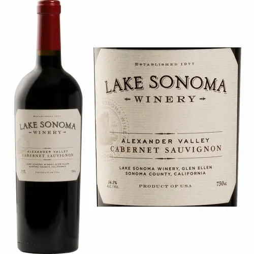 Lake Sonoma Alexander Cabernet 2017