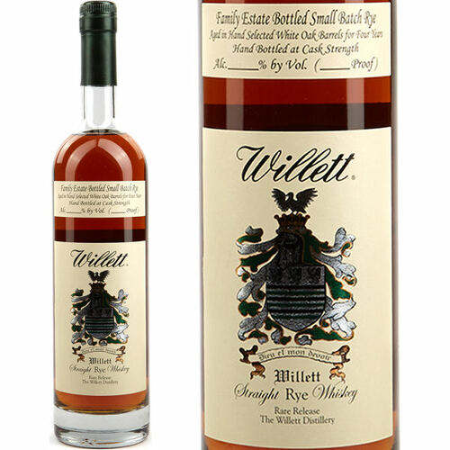 Willett Family Estate 4 Year Old Small Batch Rye Whiskey 110 Proof 750ml