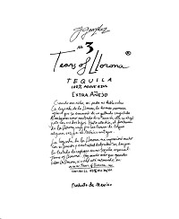 Tears Of Llorona Tequila Extra Anejo 1L