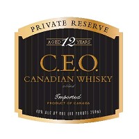 C.e.o. Canadian Whisky 12 Year Private Reserve 750ml