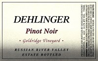 Dehlinger Winery Pinot Noir Goldridge 750ml