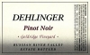 Dehlinger Winery Pinot Noir Goldridge 750ml