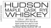 Hudson Rye Whiskey Maple Cask 750ml
