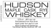 Hudson Rye Whiskey Maple Cask 750ml