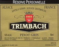 Trimbach Pinot Gris Reserve Personelle 750ml