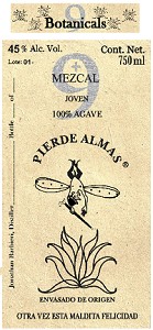 Pierde Almas Mezcal Plus 9 Botanicals 750ml