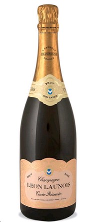 Leon Launois Champagne Brut Rose Cuvee Reservee 750ml