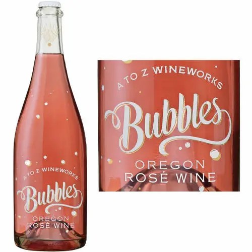 A to Z Wineworks Bubbles Oregon Rose Wine NV