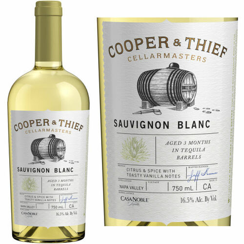 Cooper & Thief Tequila Barrel Aged Napa Sauvignon Blanc 2016