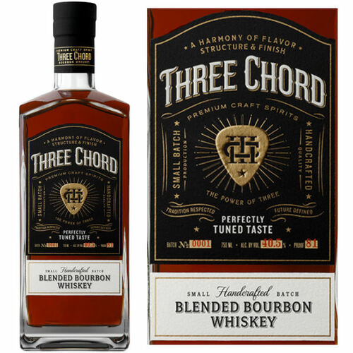 Three Chord by Neil Giraldo Blended Bourbon Whiskey 750ml