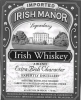 Irish Manor Irish Whiskey 750ml