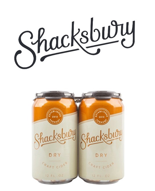 Shacksbury - Dry Cider (4 pack cans)