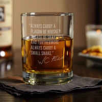W.C. Fields - FAMOUS MEN OF WHISKEY ETCHED GLASS (1)   00ml