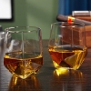 PRISM FACETED WHISKEY TUMBLERS, SET OF 2 00ml